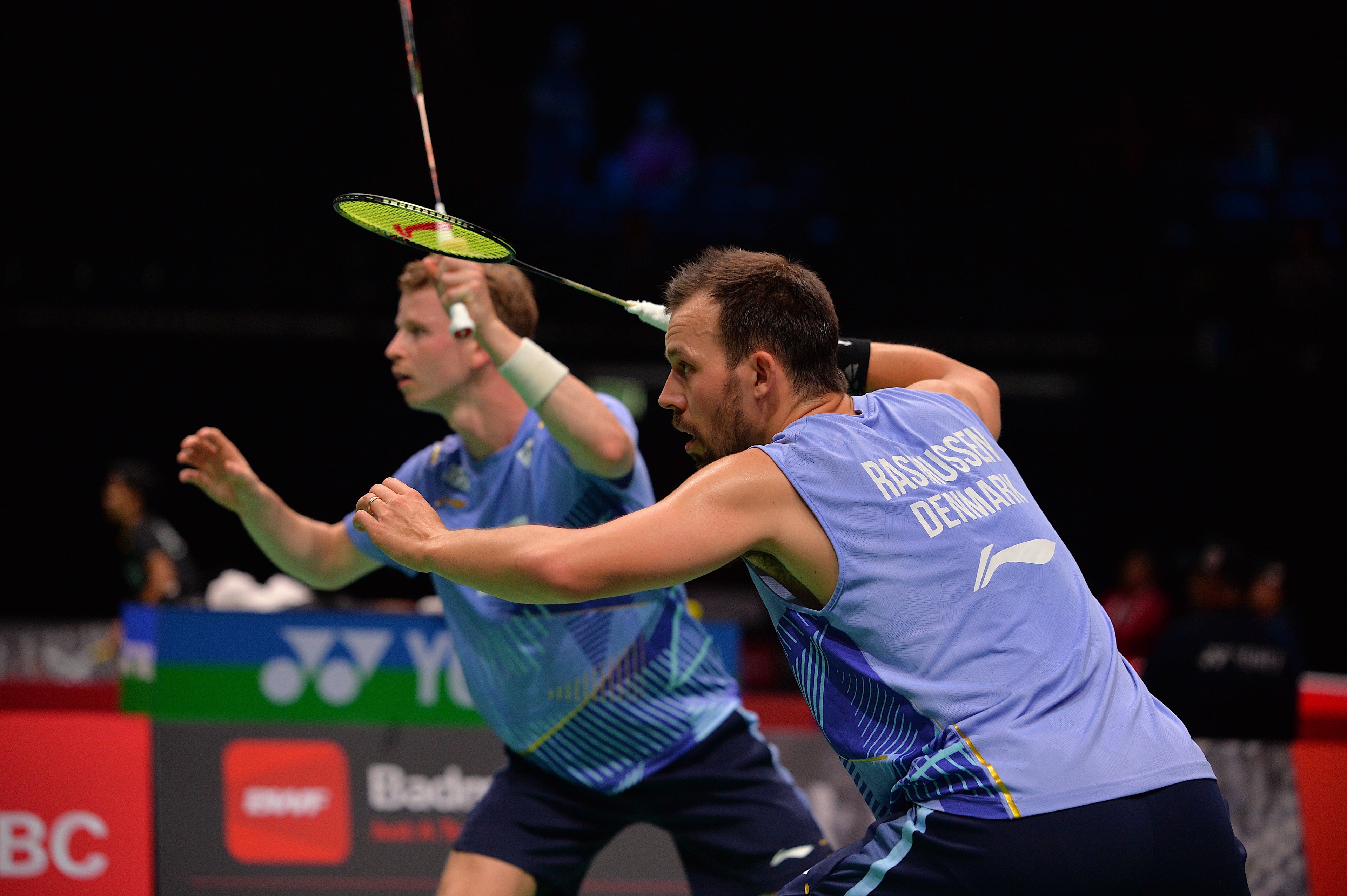 Hvilken badmintonketcher spiller Anders Skaarup Rasmussen med?