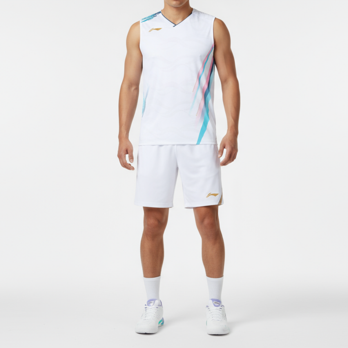 Li-Ning Side Effect weißes Tanktop