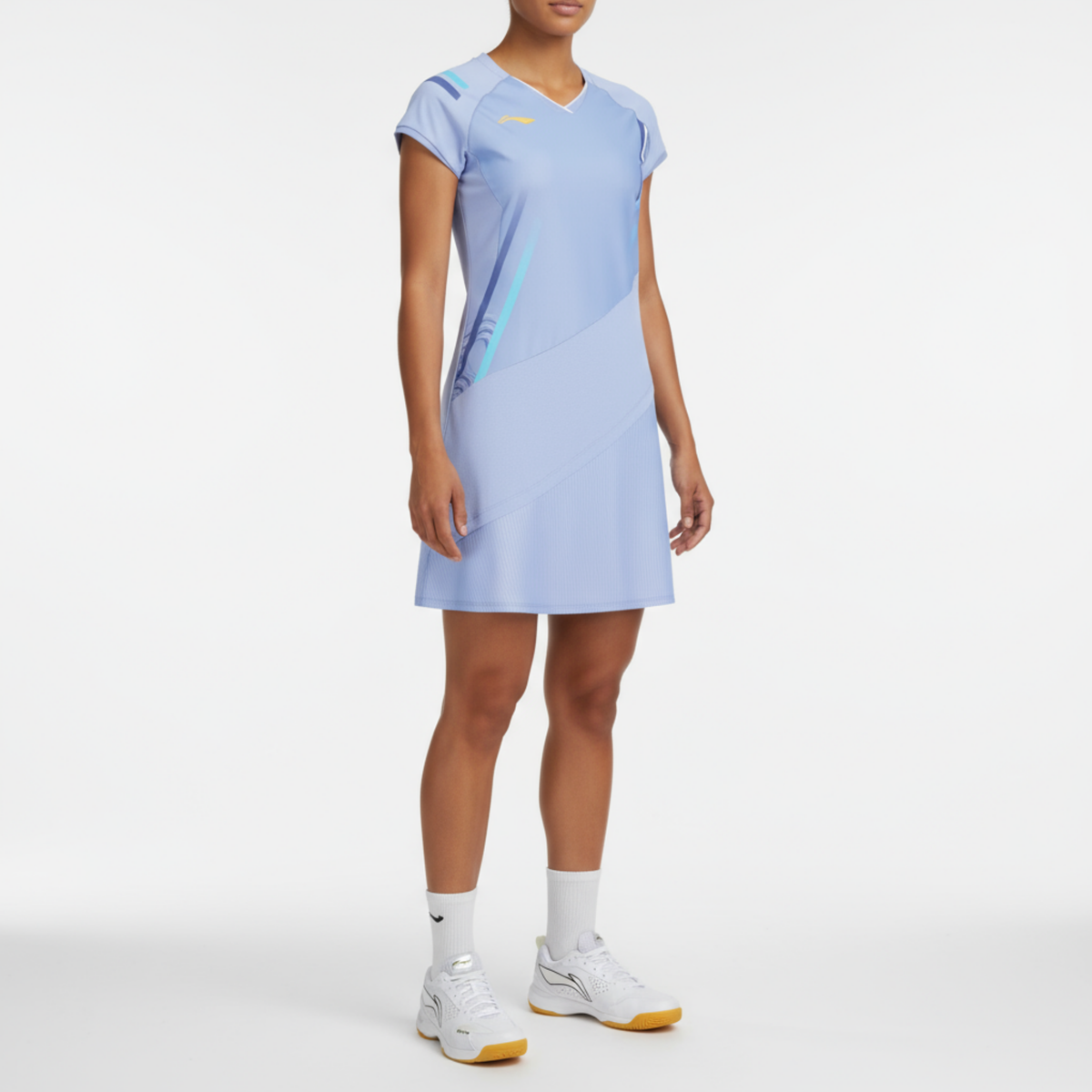 Li-Ning Side Effect hellblaues Kleid