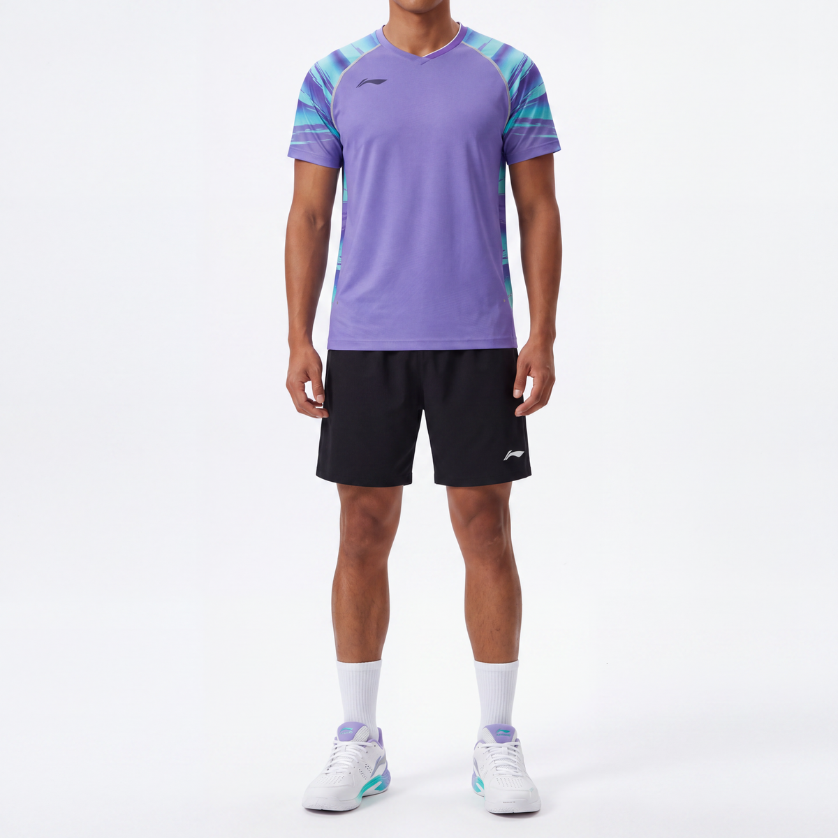 Li-Ning Polar Stripes Lila Unisex