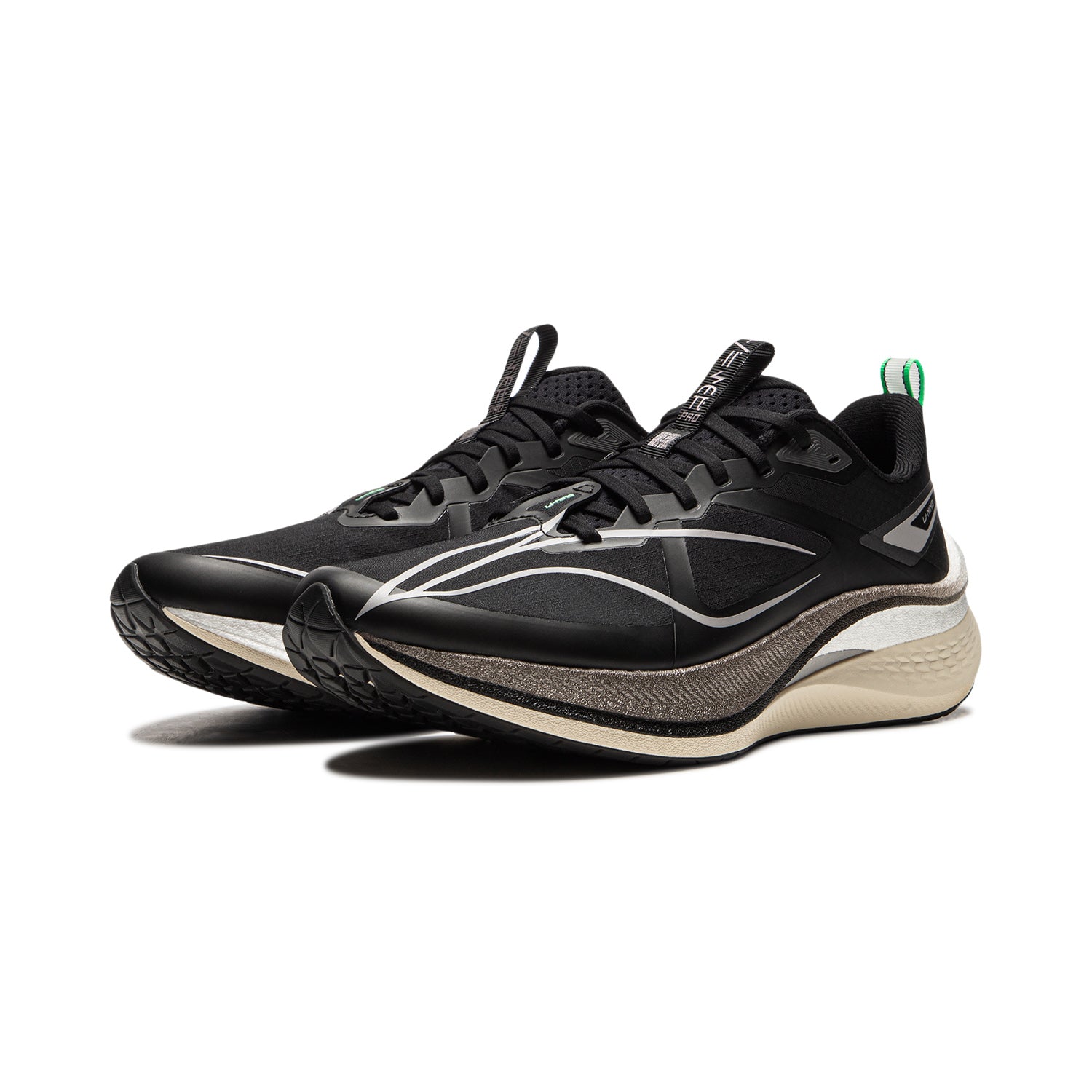 Løbesko - Li-Ning Red Hare 7 Pro Black - SportYouUp Danmark