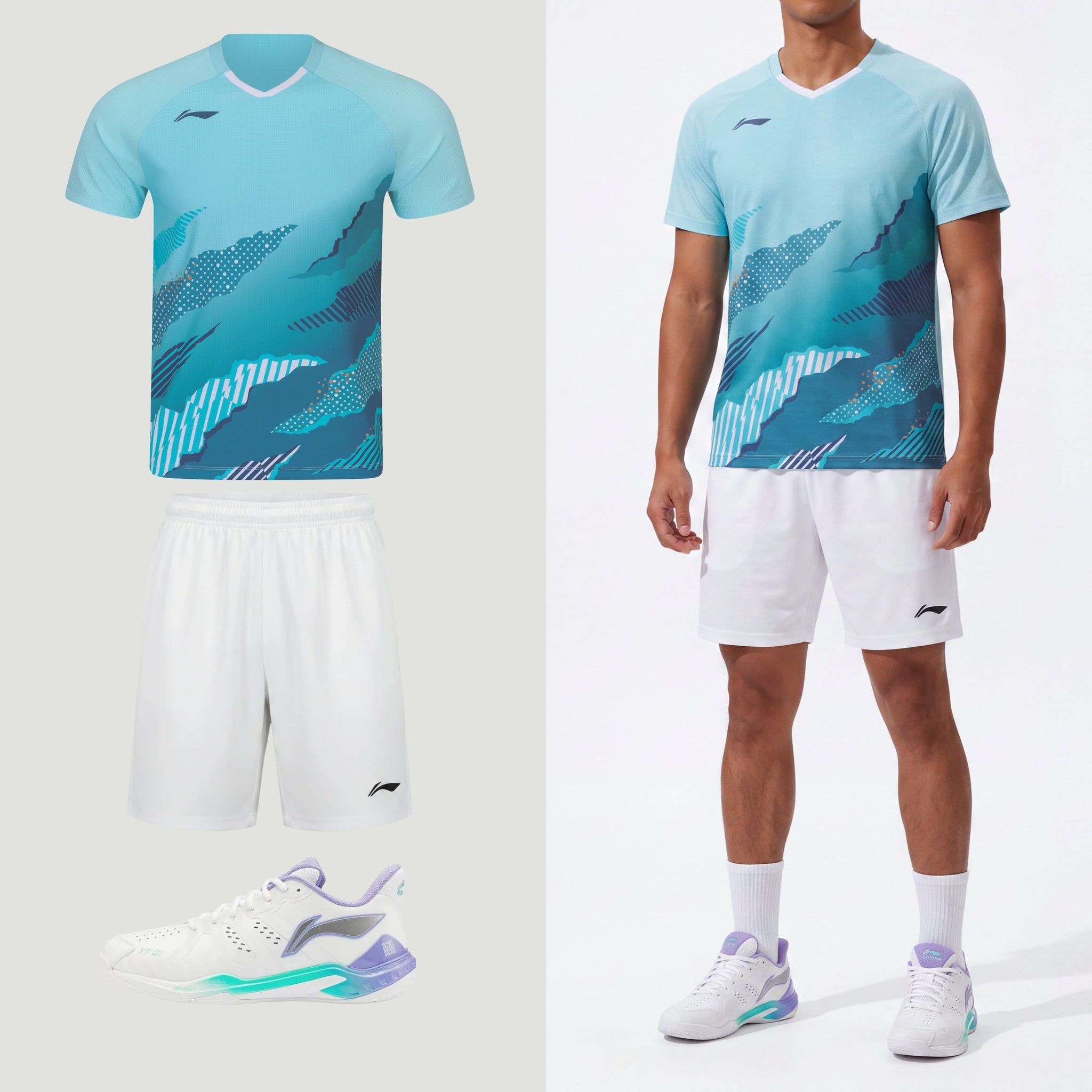 Li-Ning Valley Hellblau Unisex