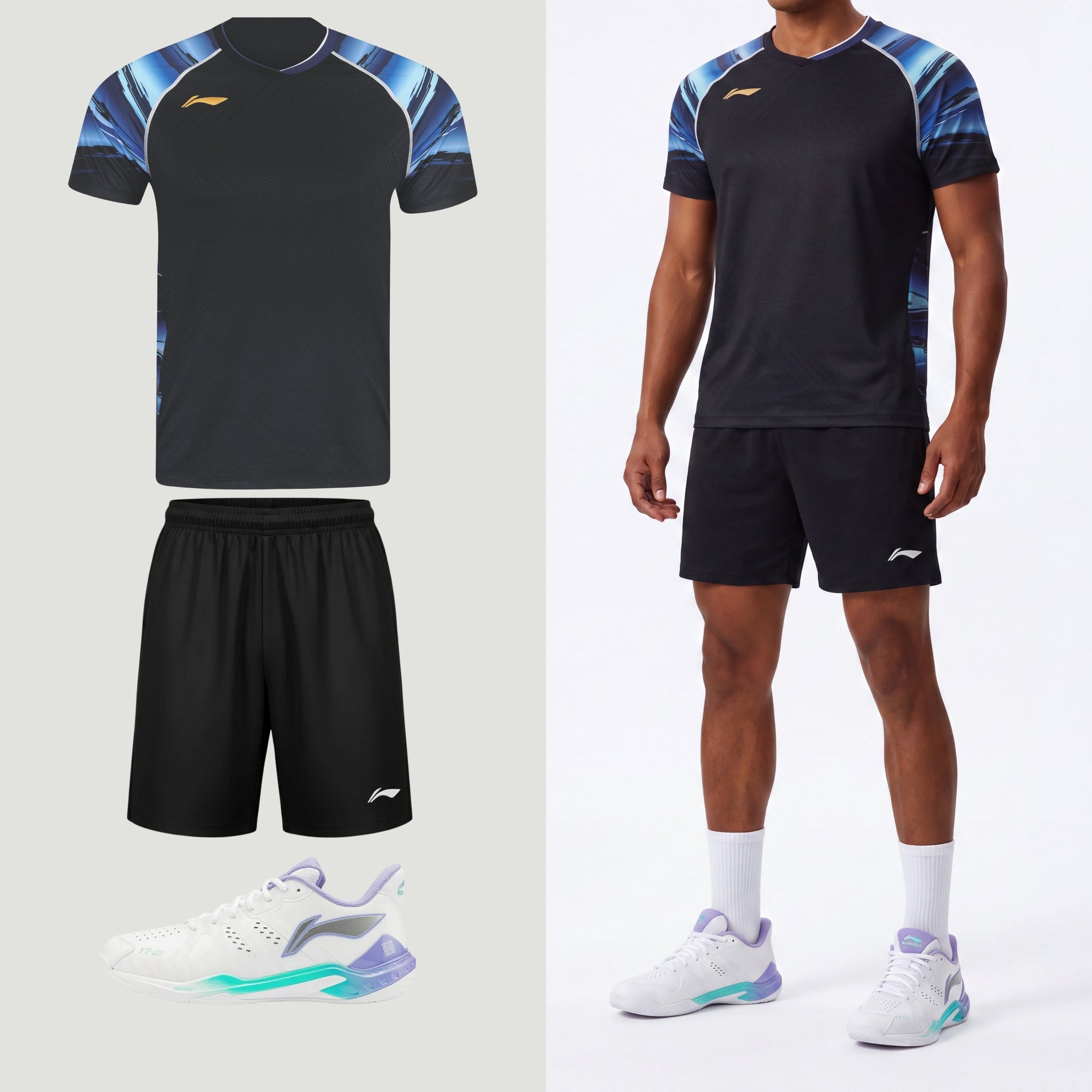 Li-Ning Polar Stripes Schwarz Unisex