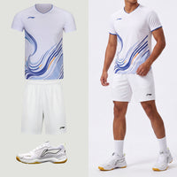 Li-Ning Wave Stripes Weiß Unisex