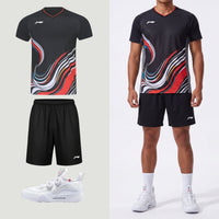 Li-Ning Wave Stripes Schwarz Unisex