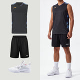 Li-Ning Polar Stripes Schwarzes Tanktop