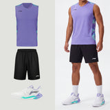Li-Ning Polar Stripes Lila Tanktop