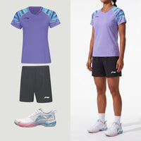 Li-Ning Polar Stripes Lila Damen